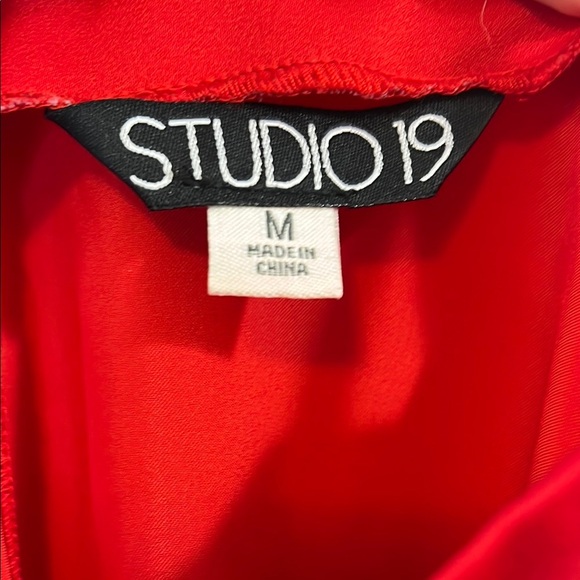 Francesca's Studio 19 Flirty Red Spaghetti Strap Mini Dress - Size Medium - Picture 11 of 13